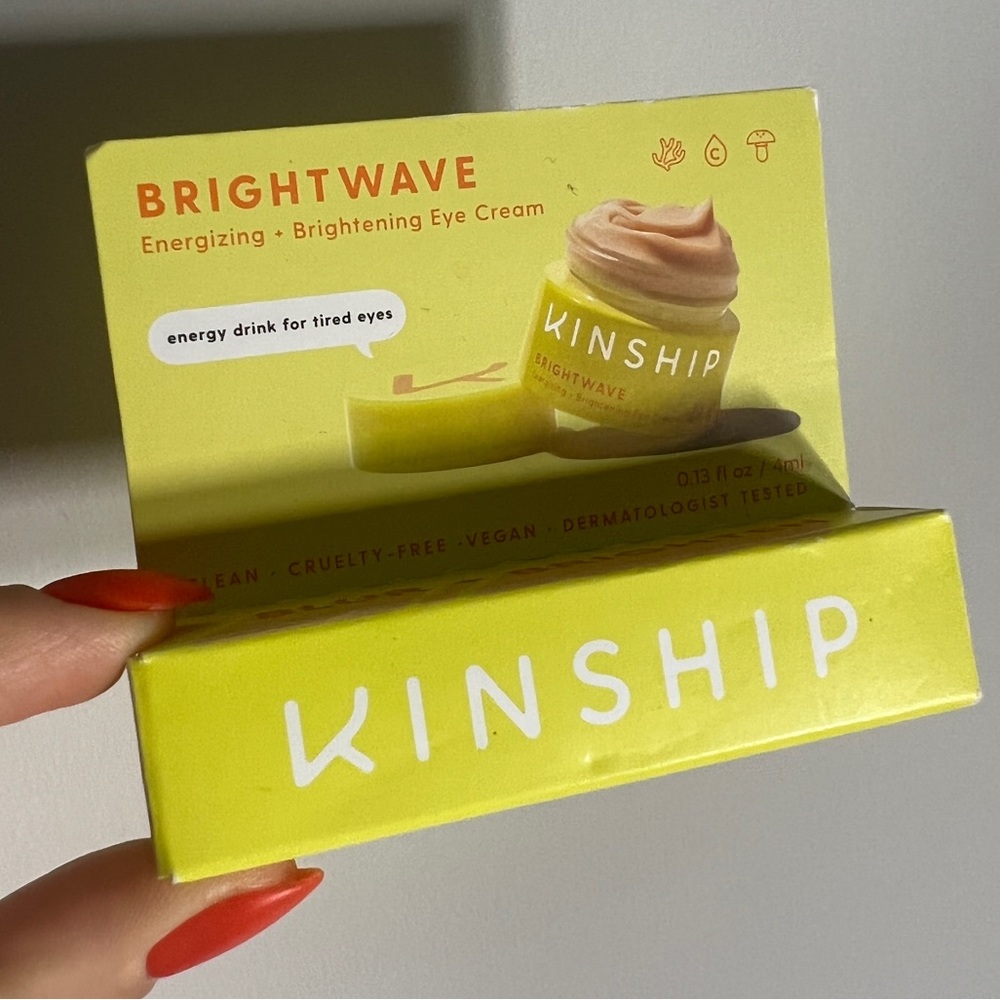 Kinship brightwave vitamin C brightening and energizing eye cream mini to try